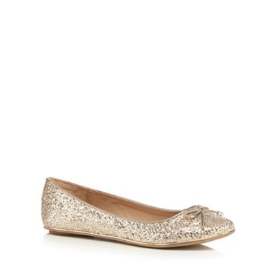 Call It Spring Gold 'Bender' flat shoes